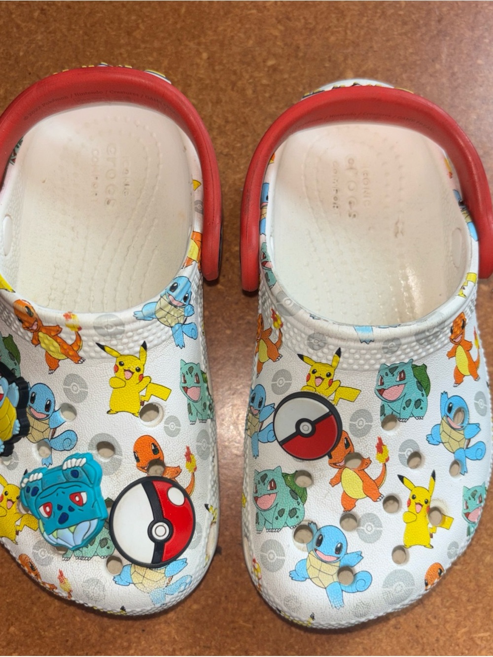 CROCS White Pokémon clogs
